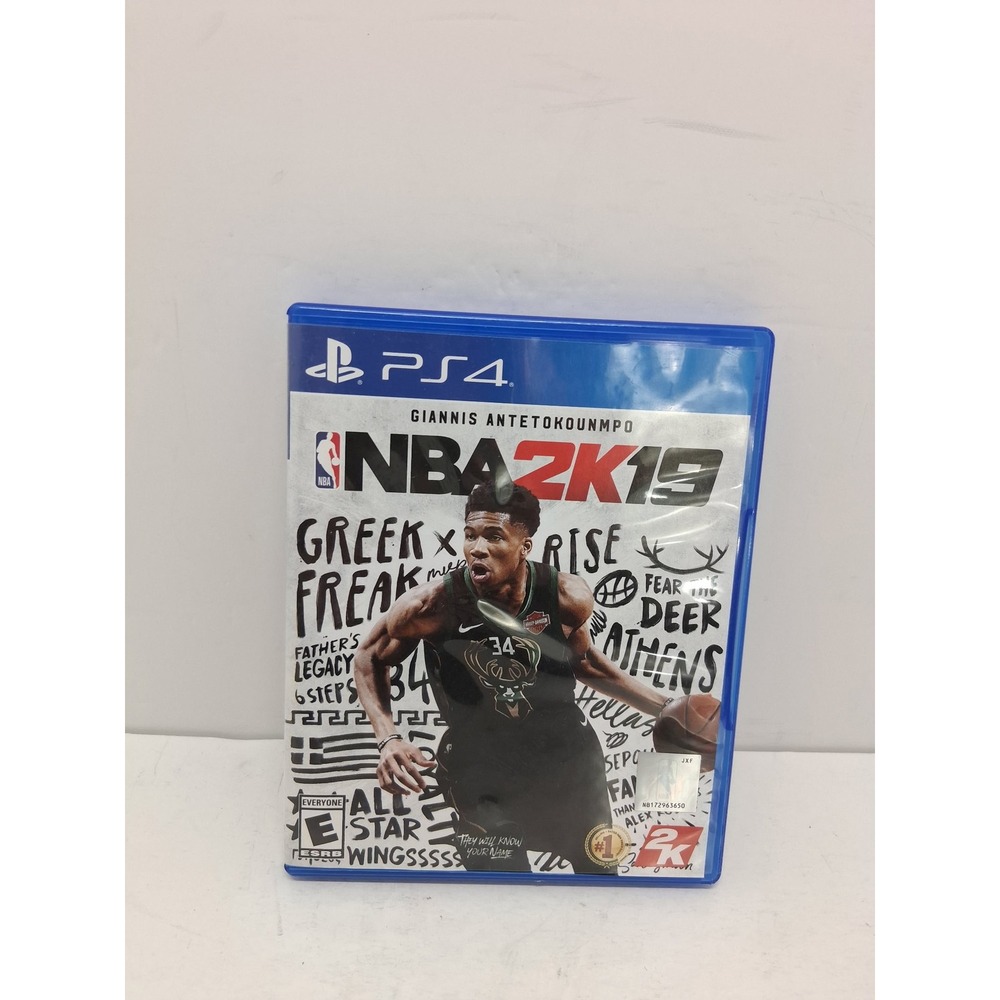 NBA 2K19 Sony PlayStation 4 PS4 Basketball Video Game Giannis Antetokounmpo